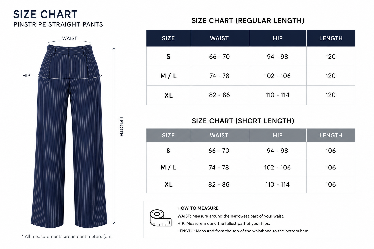 Pinstripe Wide-Leg Pants